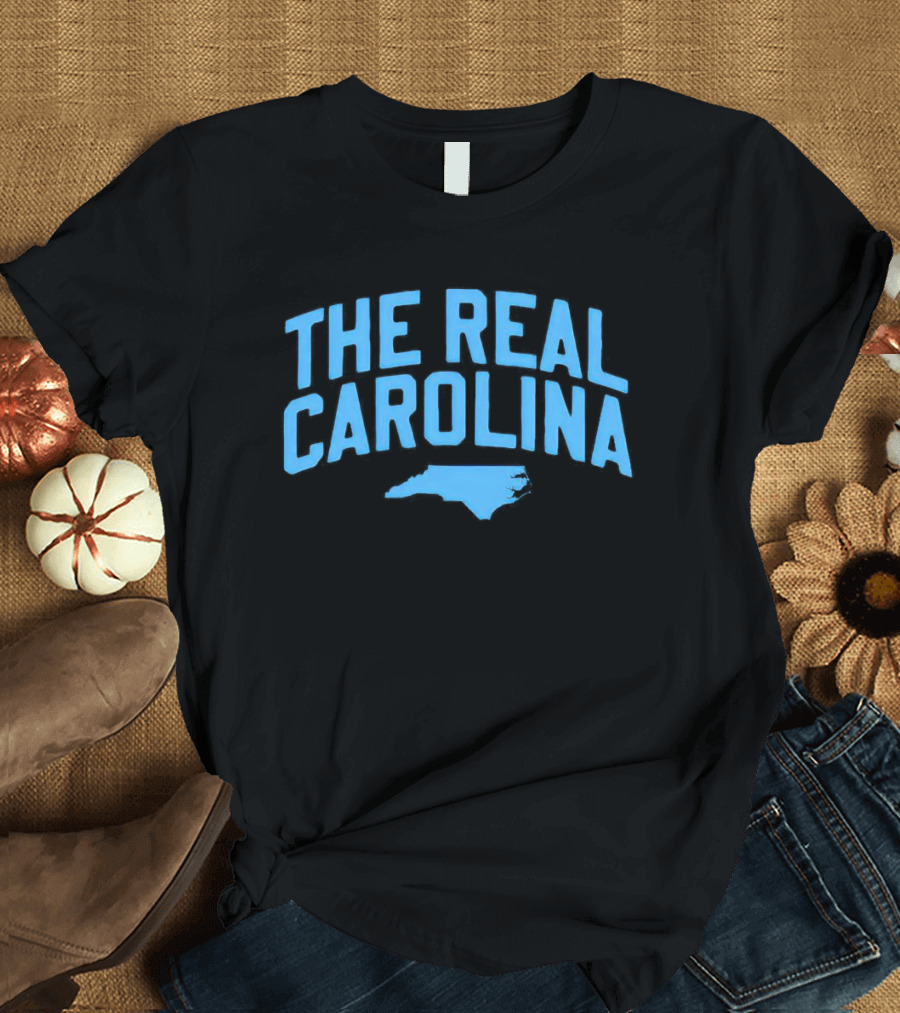 The Real Carolina NC Map T-Shirt