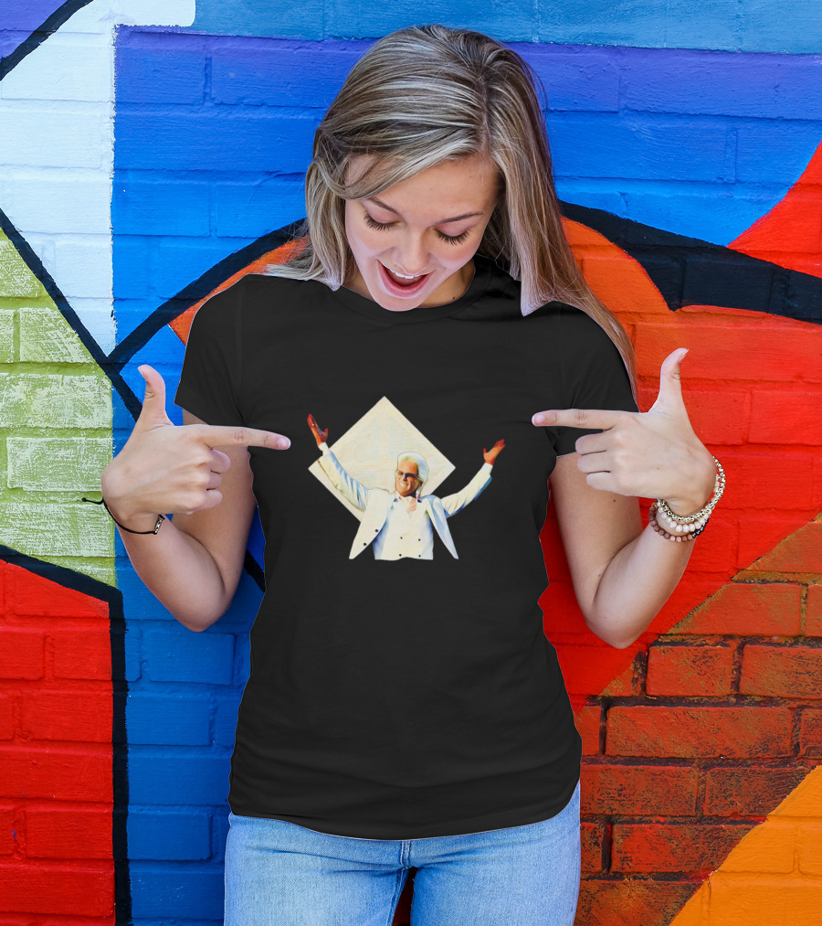 Uncle Baby Billy Raising Hands In White Suit Iconic T-Shirt