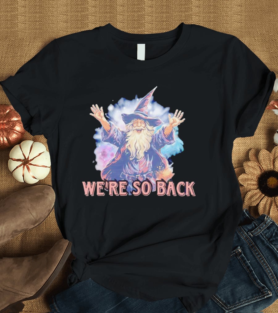 We're So Back Wizard Fantasy Magic Reunion T-Shirt