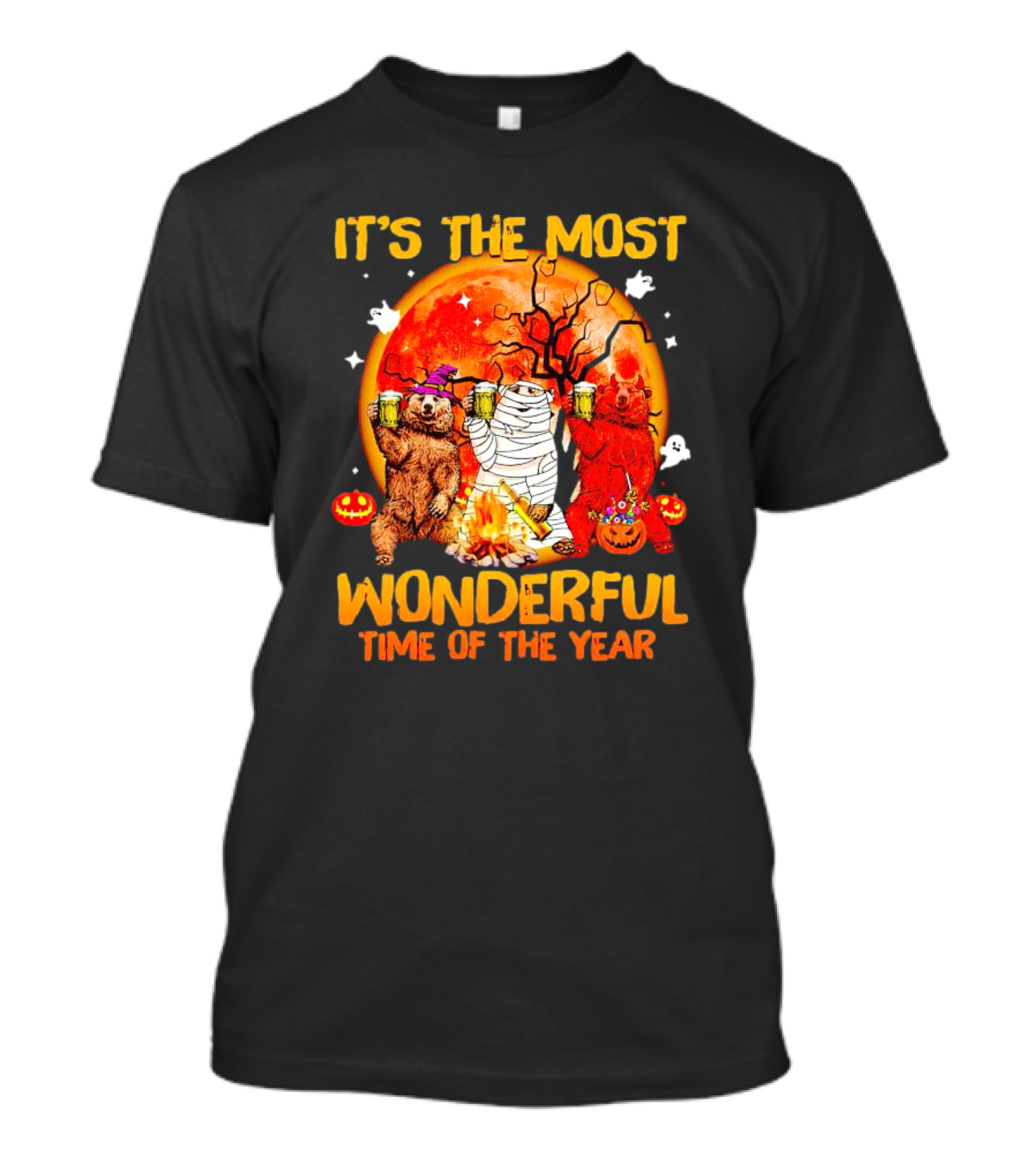 It's The Most Wonderful Time Of The Year Bear Halloween T-Shirt