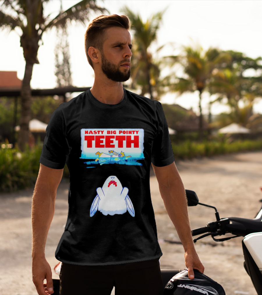 NASTY BIG POINTY TEETH Rabbit Parody With Knight T-Shirt