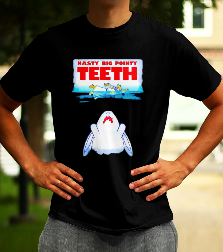 NASTY BIG POINTY TEETH Rabbit Parody With Knight T-Shirt