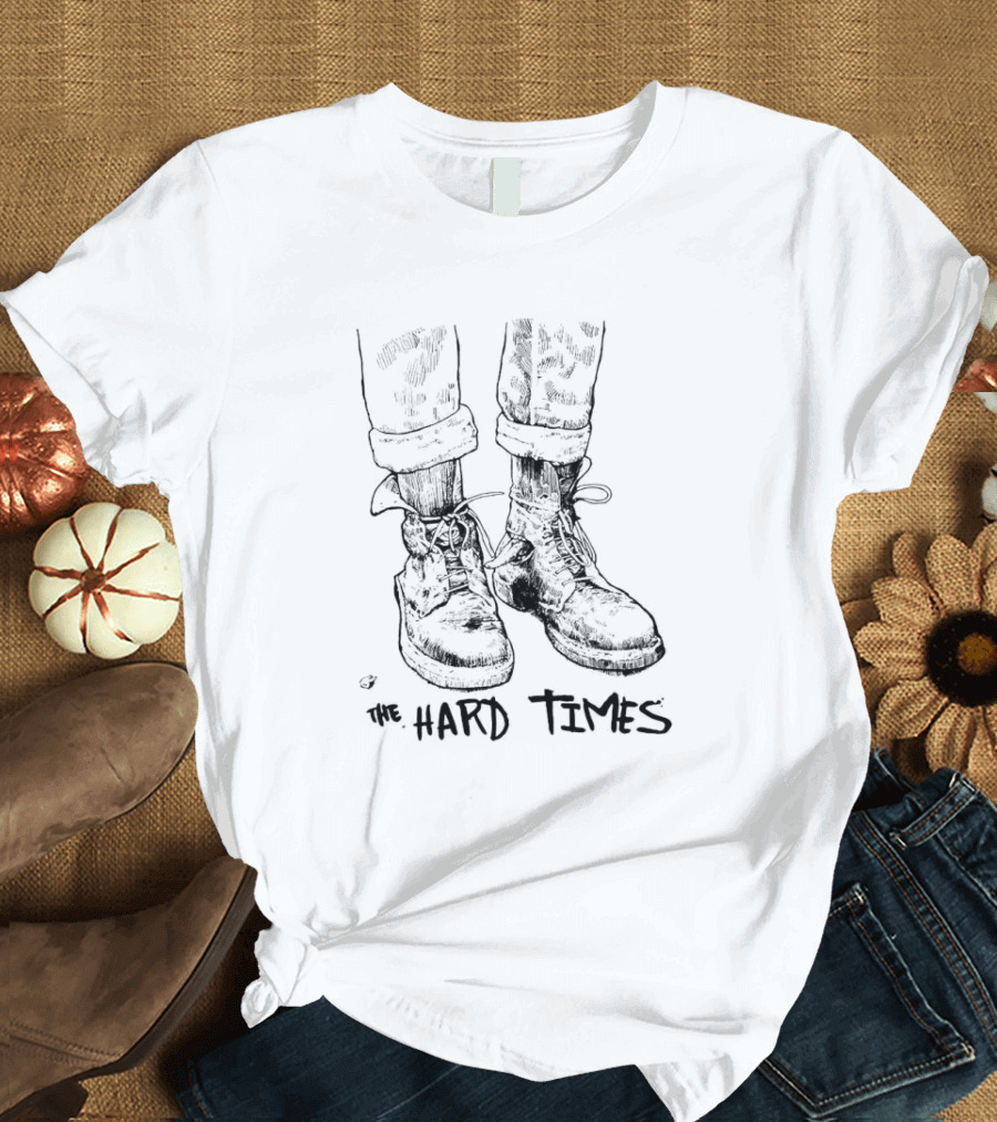 The Hard Times Boots Artwork By Dave Kloc T-Shirt