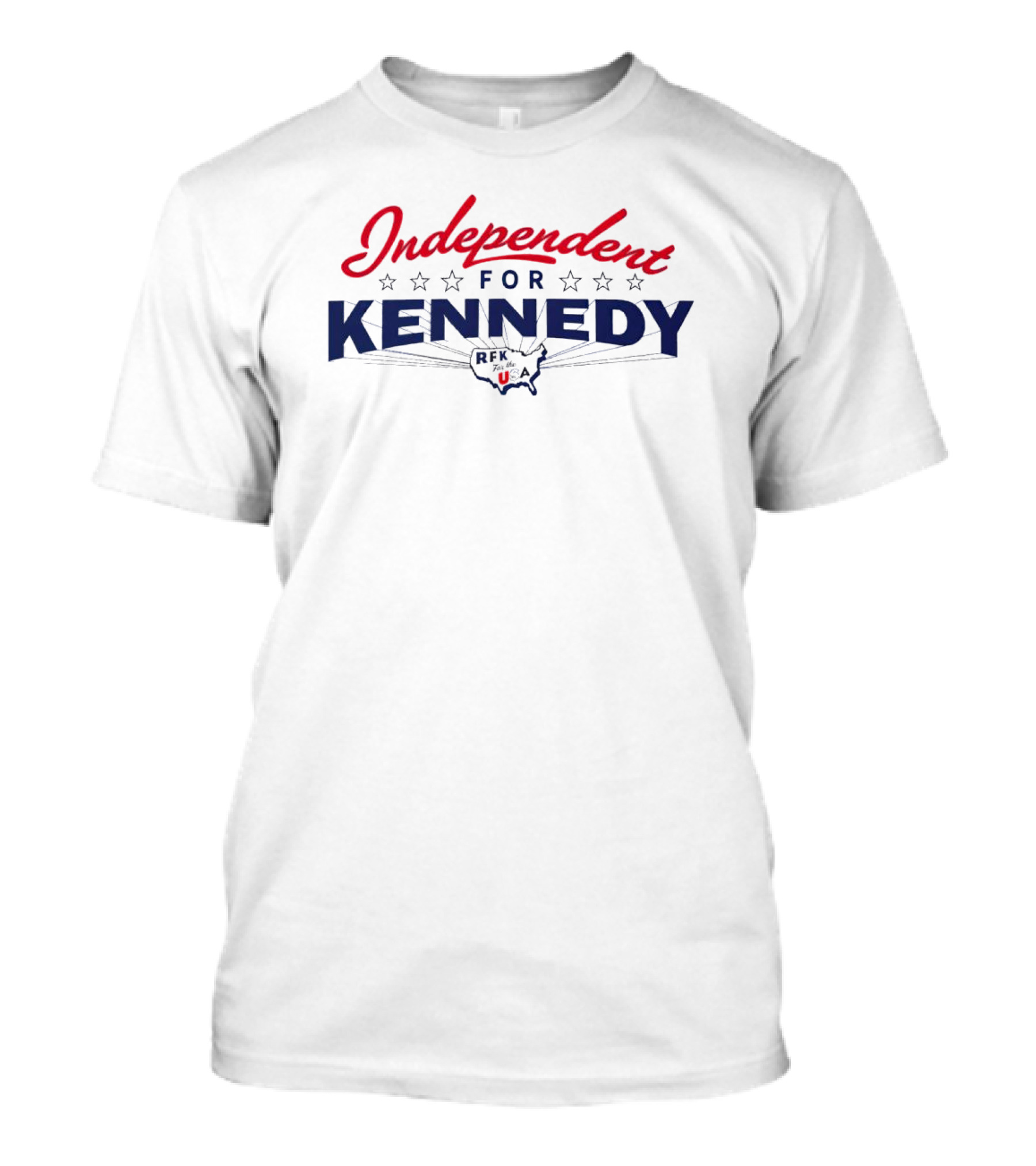 Independent For Kennedy USA Map Stars T-Shirt