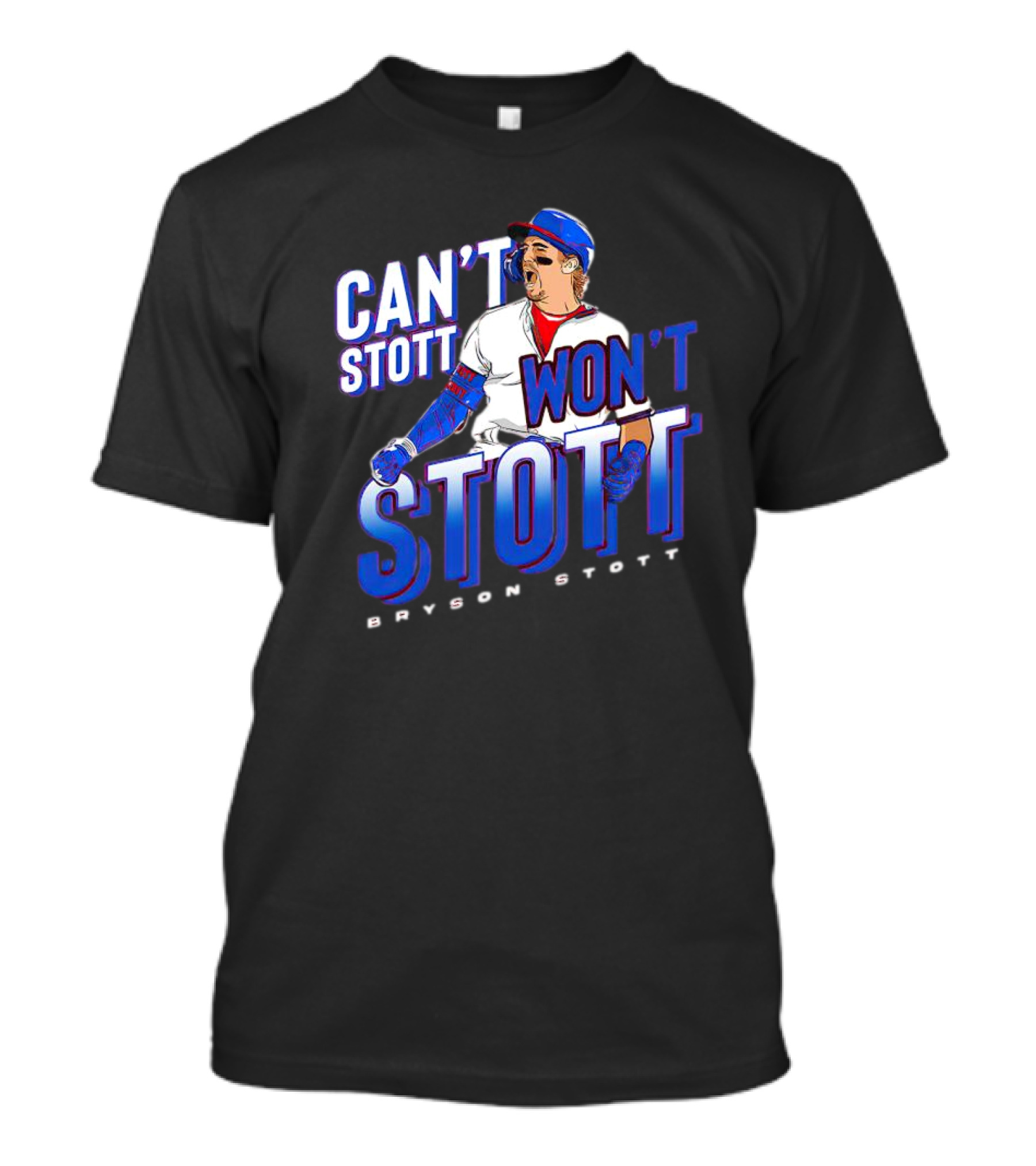 Bryson Stott Can't Stott Won't Stott Baseball Player T-Shirt