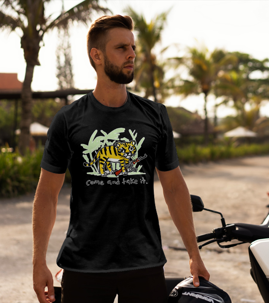 Tiger Jungle AK-47 Come And Take It T-Shirt