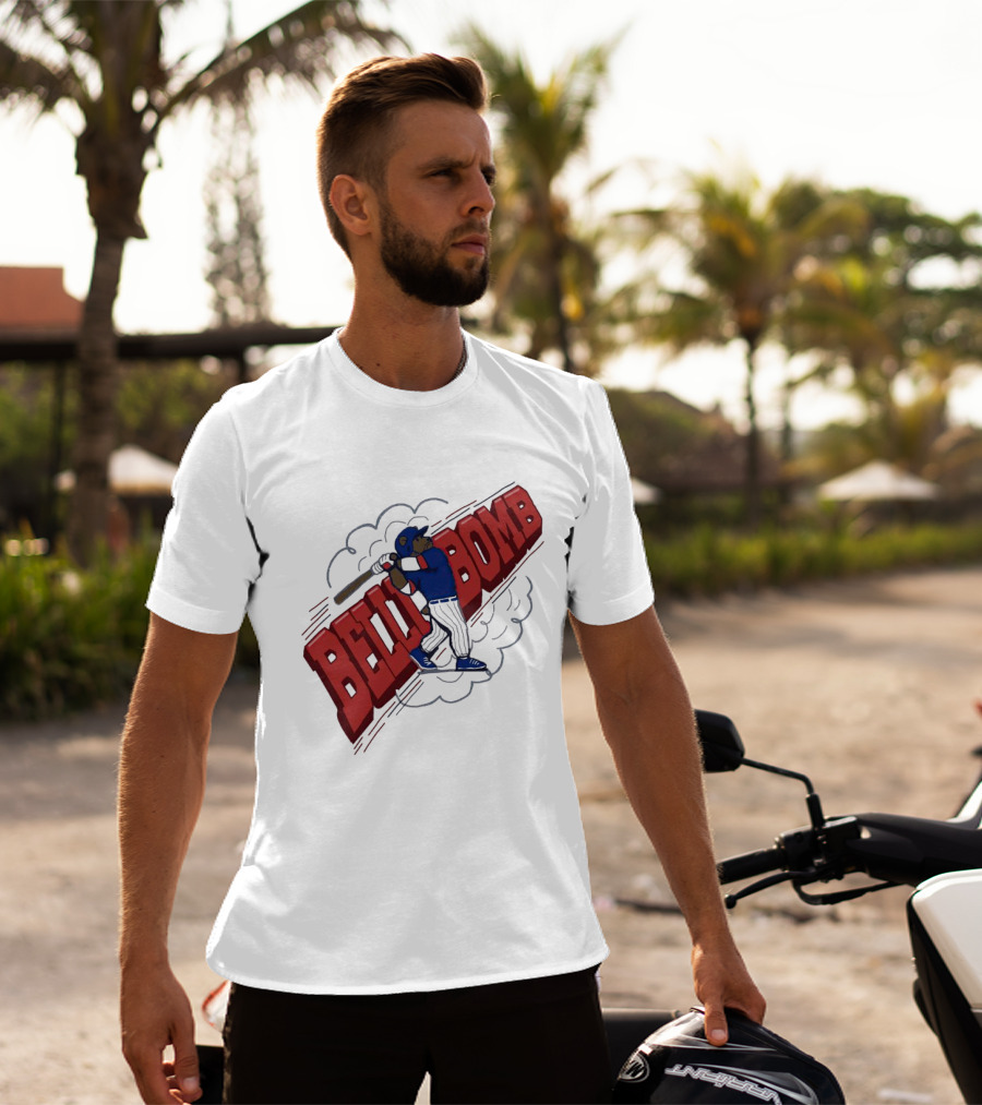 Cody Bellinger Belli Bomb Baseball Hit Iconic Swing T-Shirt
