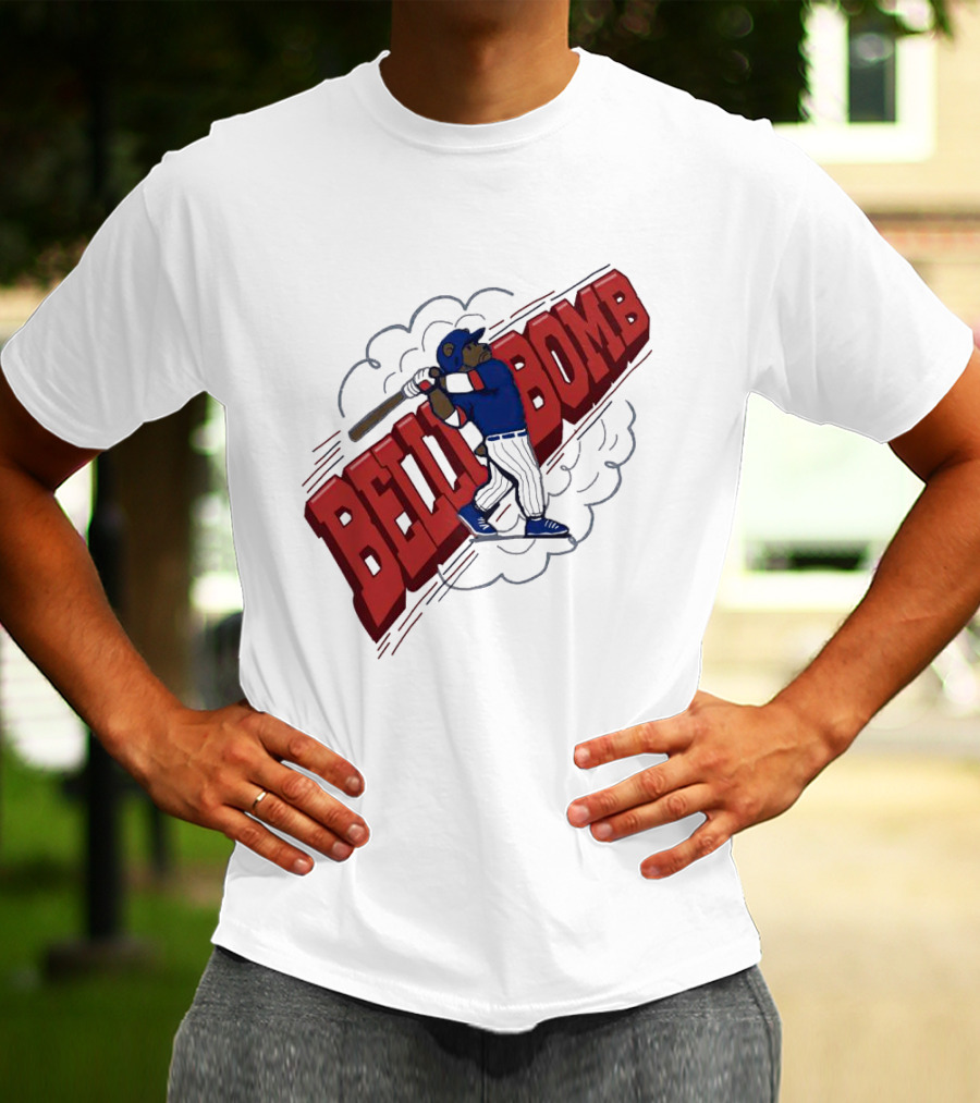 Cody Bellinger Belli Bomb Baseball Hit Iconic Swing T-Shirt