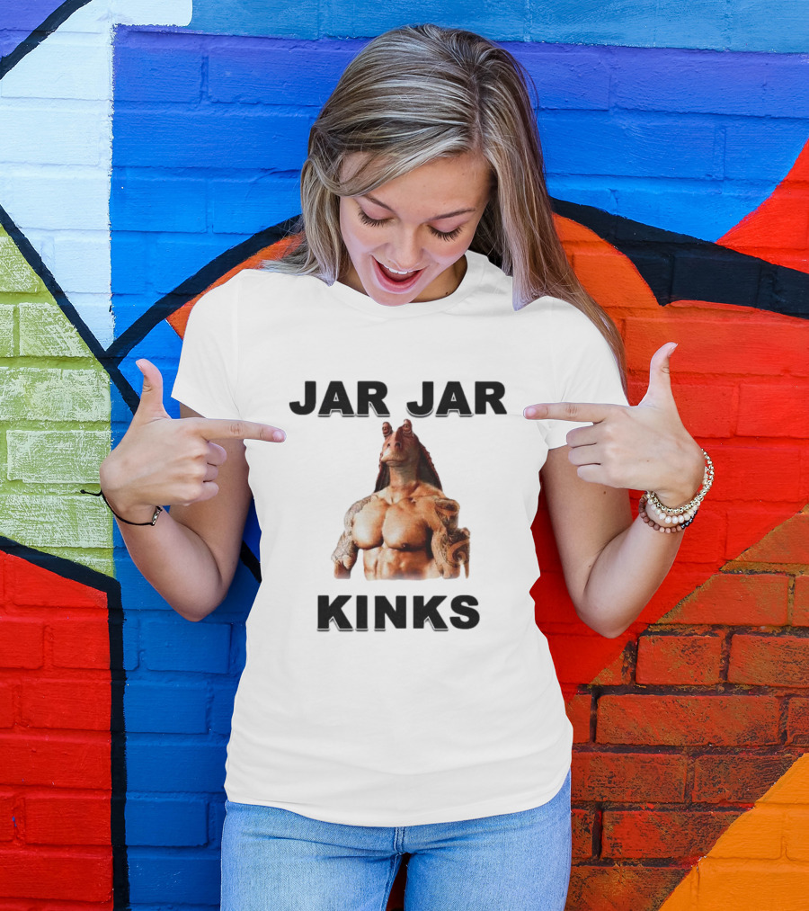 Jar Jar Kinks Bodybuilder Meme T-Shirt