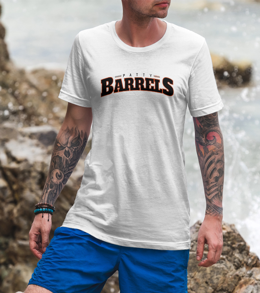 Patrick Bailey Patty Barrels Retro Sports T-Shirt