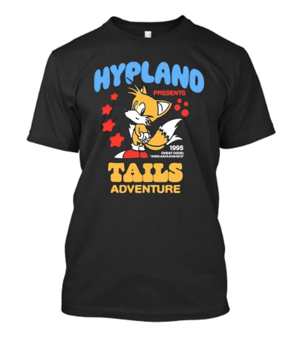 Hypland Presents 1995 Tails Adventure Cheat Code ADEG-AA2A-51A6-6D13 T-Shirt