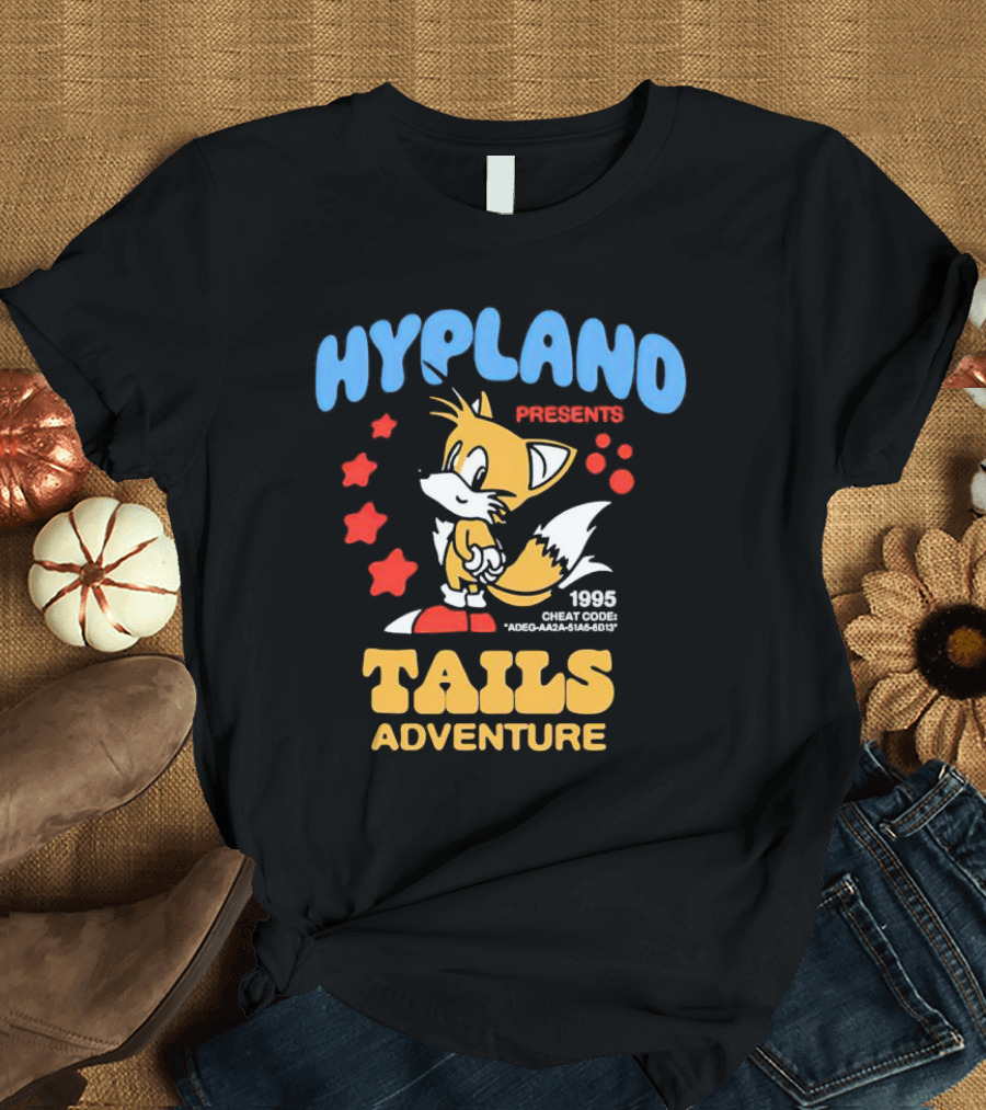 Hypland Presents 1995 Tails Adventure Cheat Code ADEG-AA2A-51A6-6D13 T-Shirt