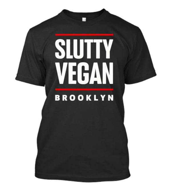 Slutty Vegan Brooklyn Restaurant Logo Style T-Shirt