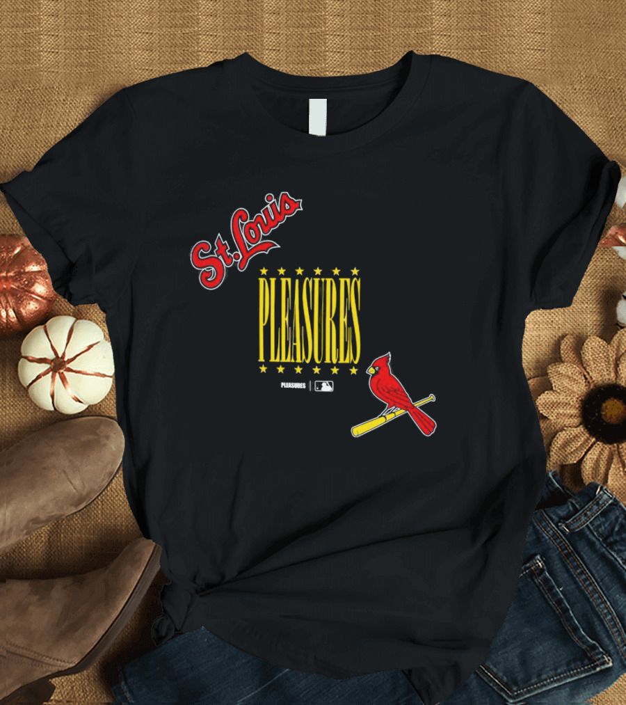 St. Louis Cardinals Pleasures MLB Collaboration T-Shirt