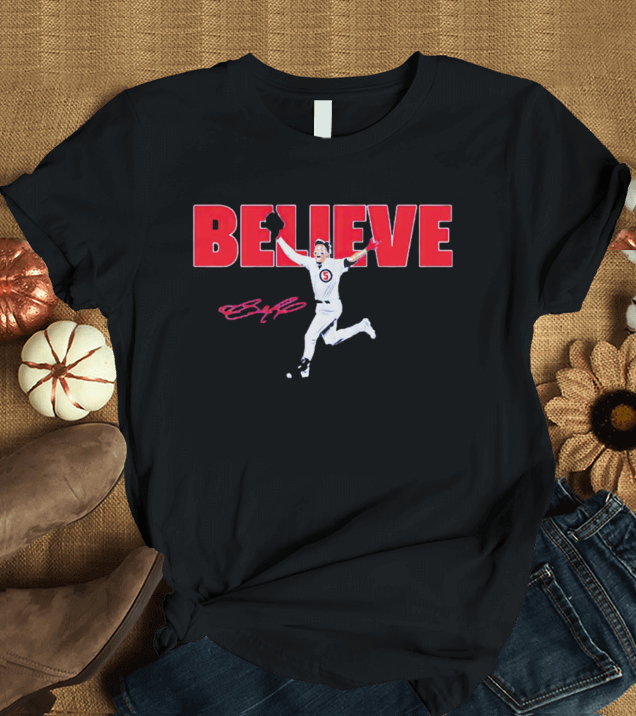Christopher Morel Believe Baseball Signature T-Shirt