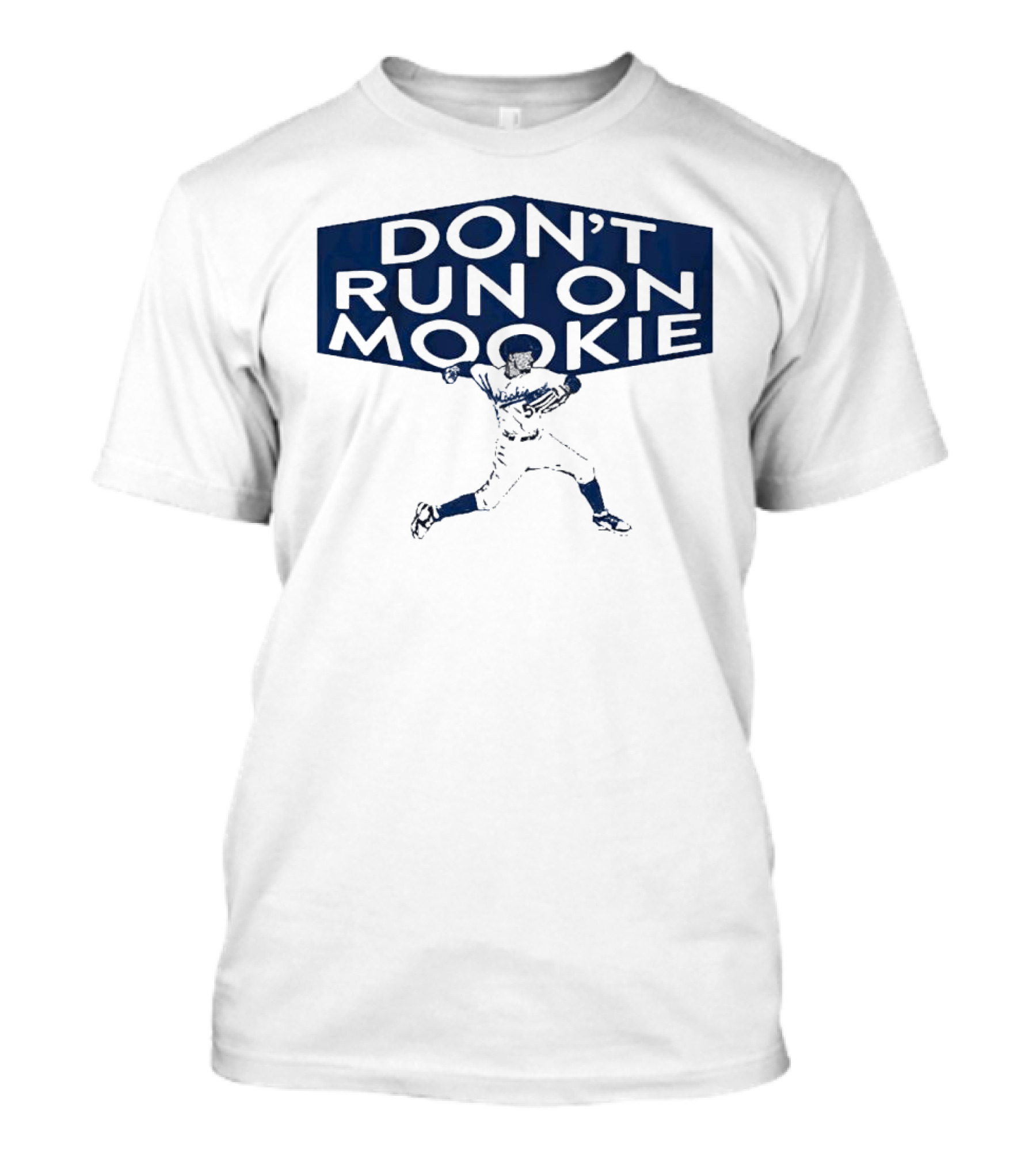 DON’T RUN ON MOOKIE PLAYER SILHOUETTE BASEBALL T-Shirt
