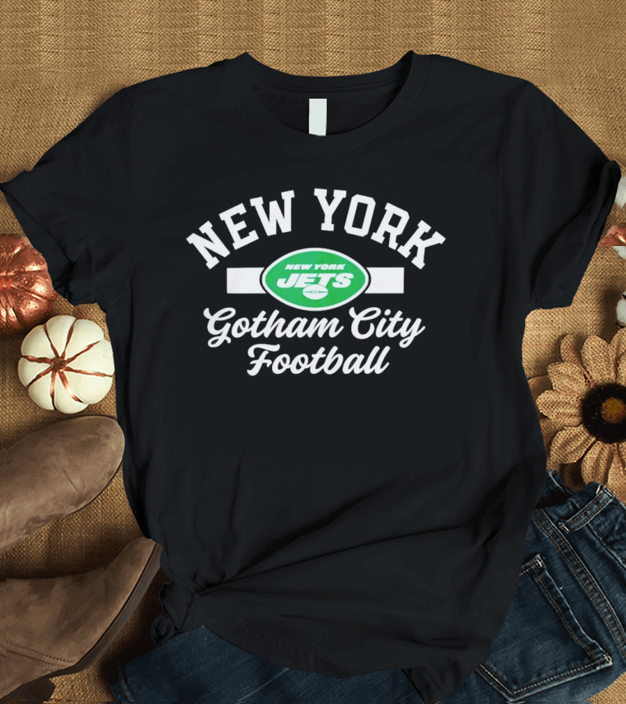 New York Jets Gotham City Football T-Shirt