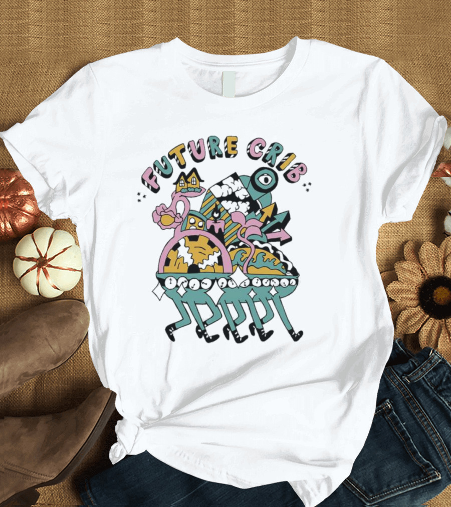 FUTURE CRIB ZANY ABSTRACT ANIMAL ROAD TRIP T-Shirt