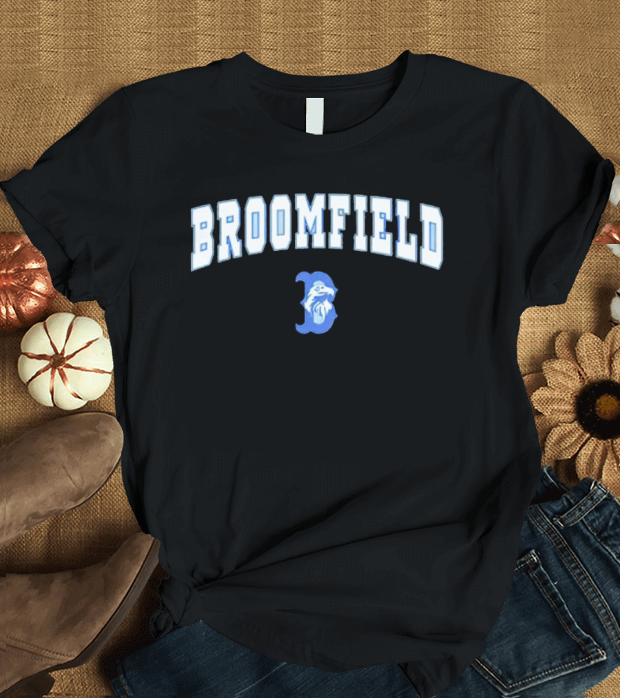 Broomfield High School Eagles Logo B With Eagle Head T-Shirt