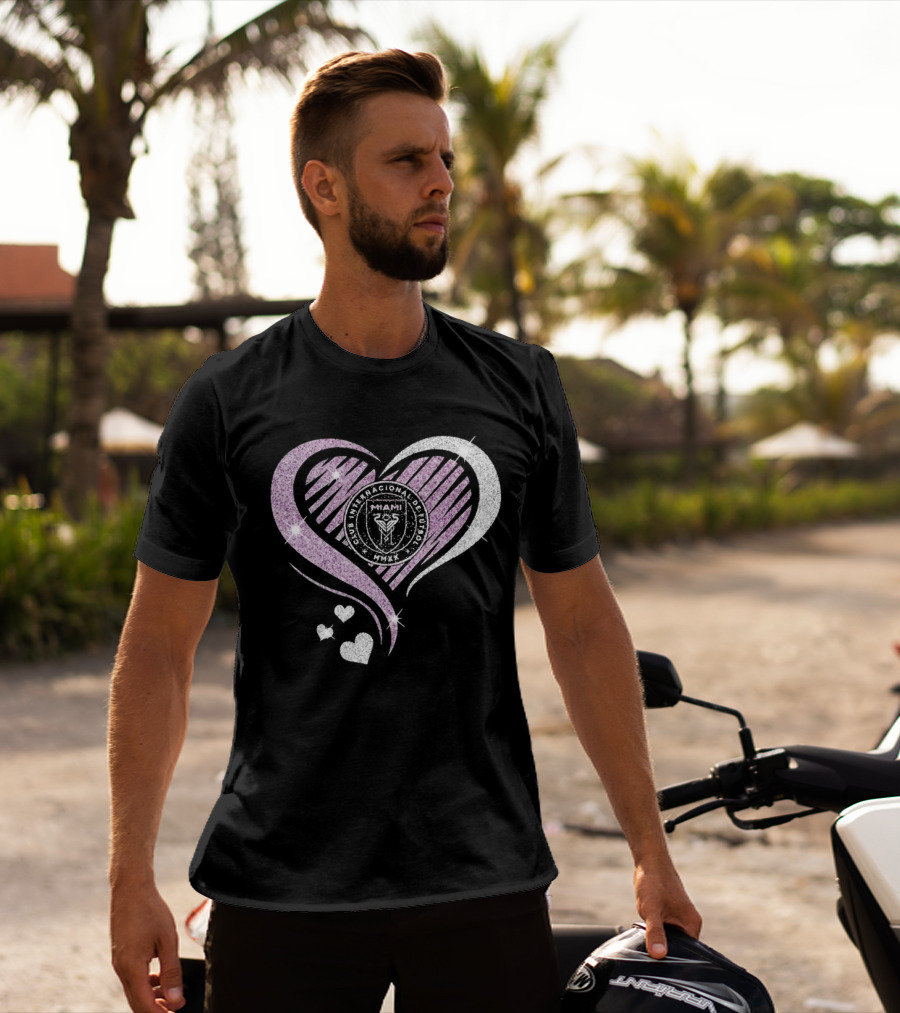 Inter Miami Club Internacional De Futbol Heart MMXX T-Shirt