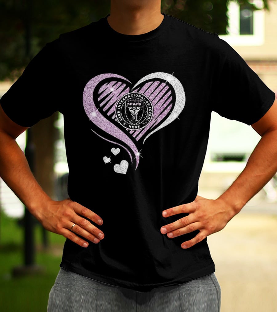 Inter Miami Club Internacional De Futbol Heart MMXX T-Shirt