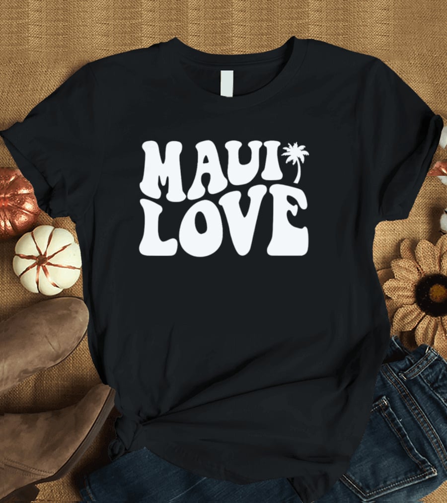 Maui Love Palm Tree T-Shirt