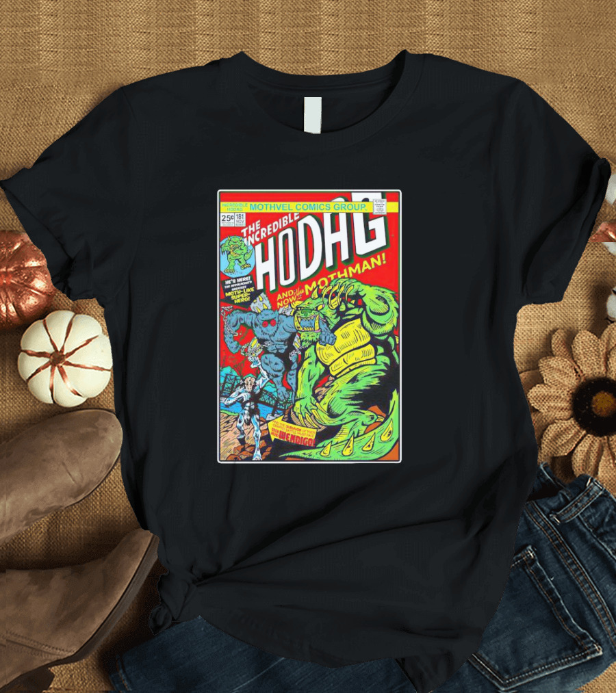 Mothvel Comics Group The Incredible Hodag And The Mothman Battles Incredico T-Shirt