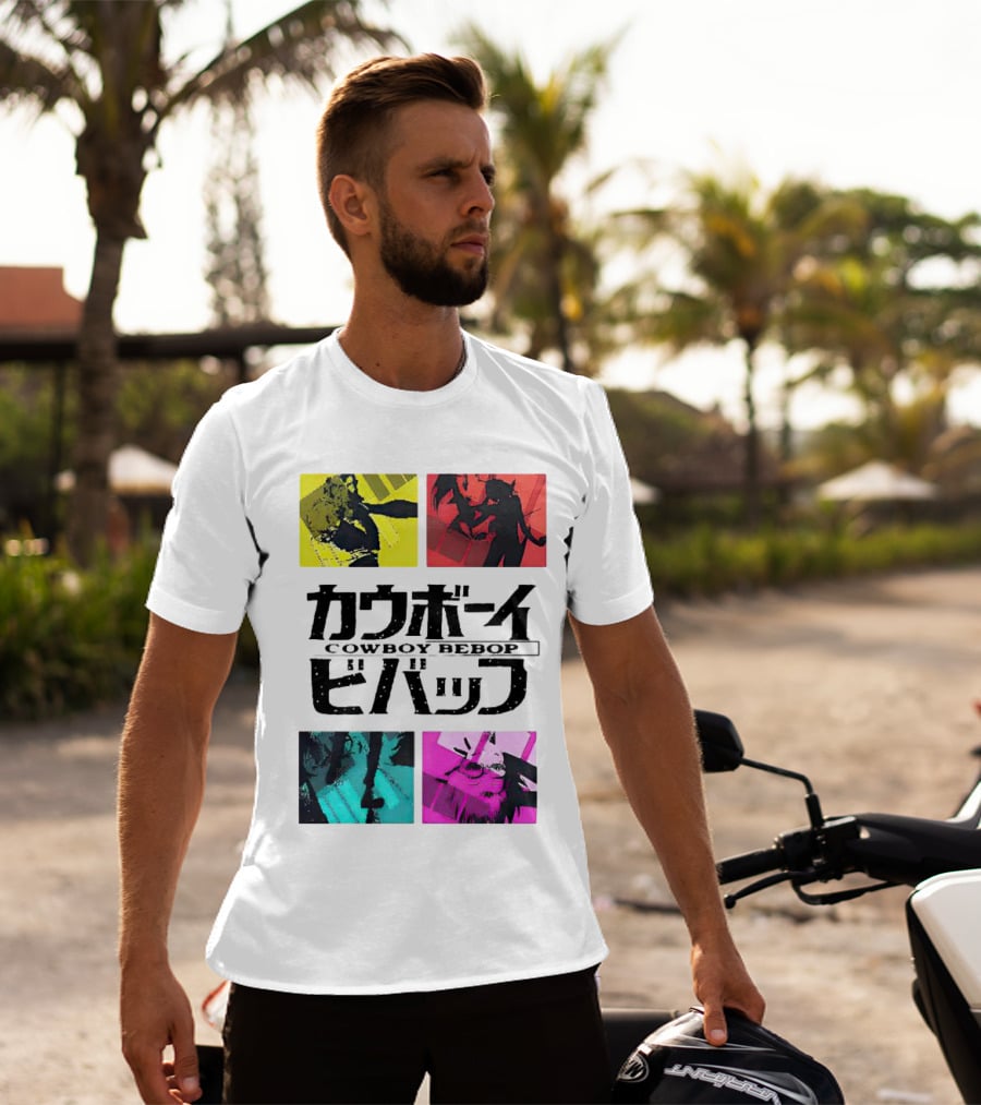 Augmented Reality Cowboy Bebop Iconic Anime Montage T-Shirt
