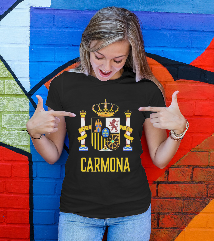 Carmona Spain Espana Coat Of Arms Crest Plus Ultra T-Shirt