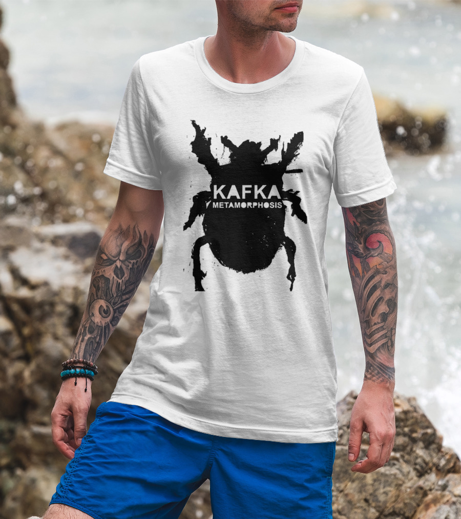 Kafka Metamorphosis Dark Insect T-Shirt