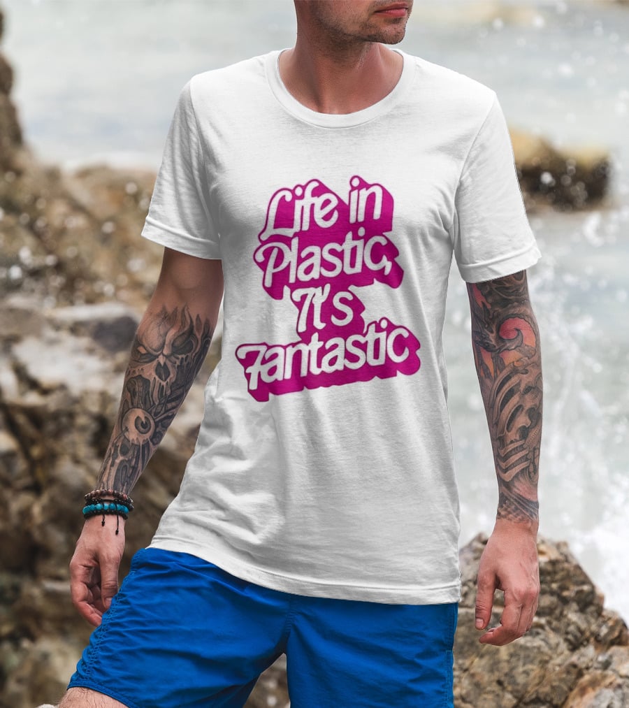 Life In Plastic It's Fantastic Cool Girl Barbi T-Shirt