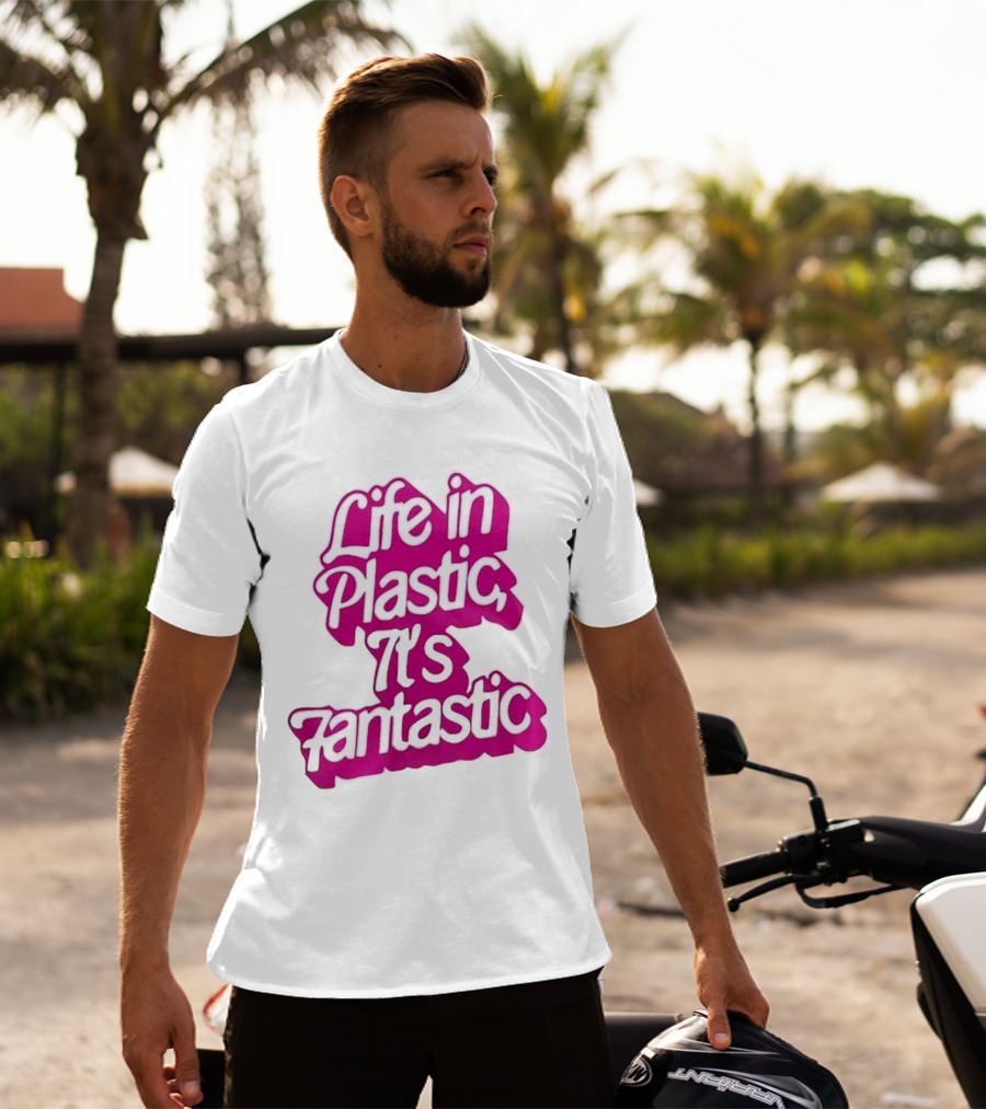 Life In Plastic It's Fantastic Cool Girl Barbi T-Shirt