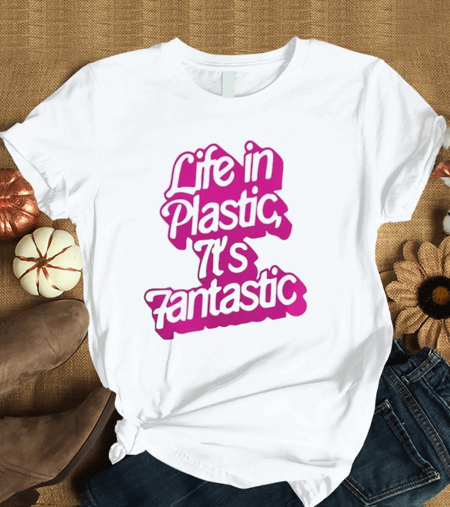 Life In Plastic It's Fantastic Cool Girl Barbi T-Shirt