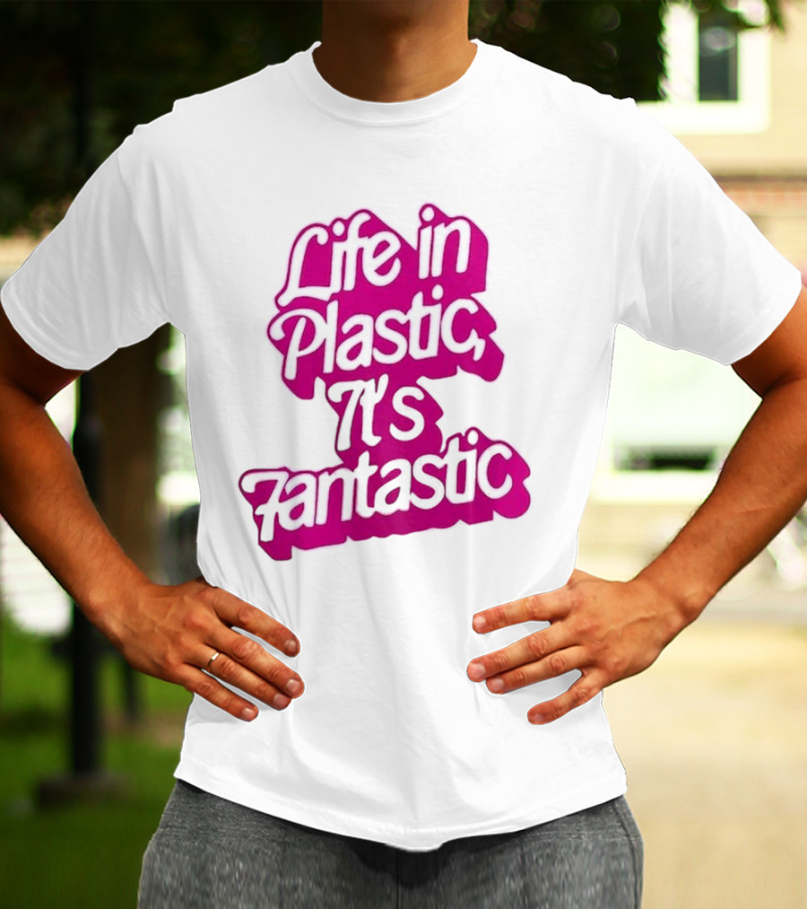 Life In Plastic It's Fantastic Cool Girl Barbi T-Shirt