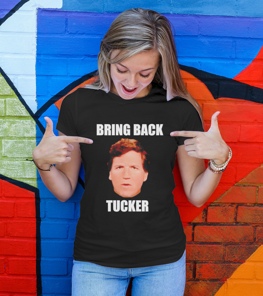 Bring Back Tucker Carlson Face T-Shirt