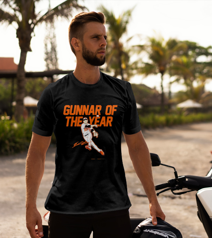 Gunnar Henderson Gunnar Of The Year Signature Baseball Player T-Shirt