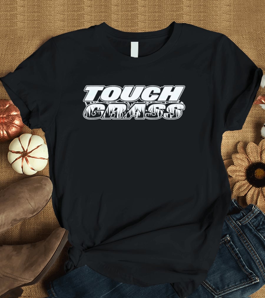 Jets Touch Grass Bold Lettering T-Shirt