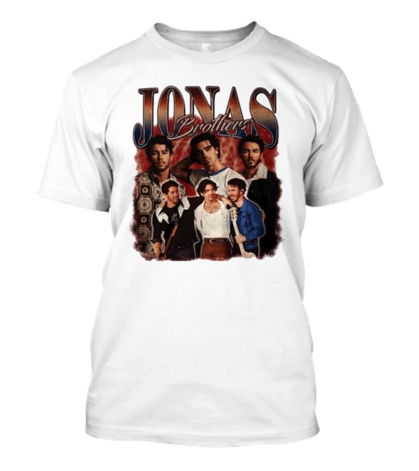 Jonas Brothers Vintage Collage Style Retro Photography T-Shirt