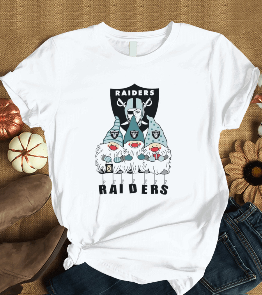 Raiders Gnomes With Helmets And Shields T-Shirt