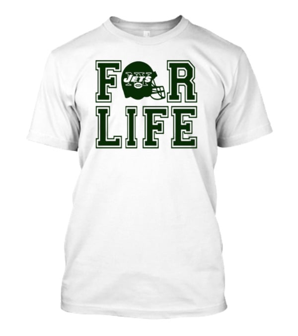 New York Jets Helmet For Life T-Shirt