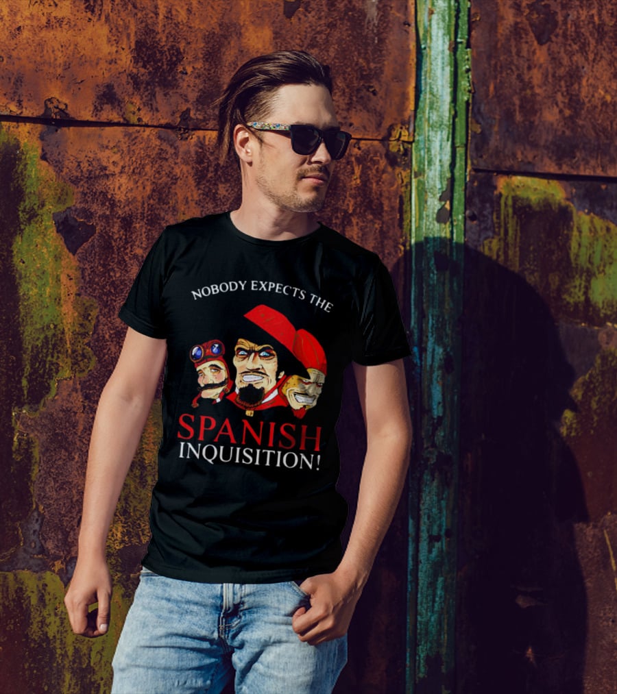 Nobody Expects The Spanish Inquisition Monty Python Characters T-Shirt