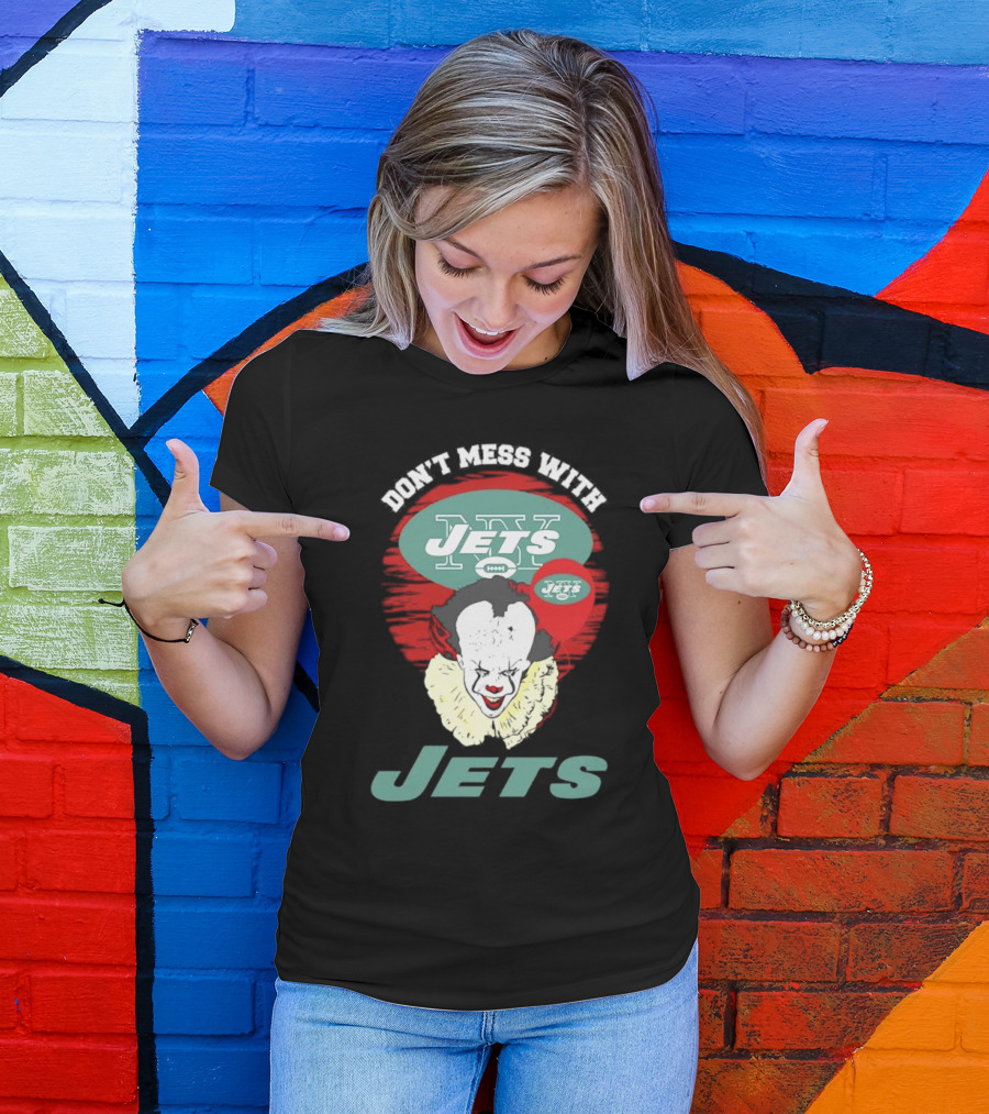 Don't Mess With Jets Pennywise Crossover T-Shirt