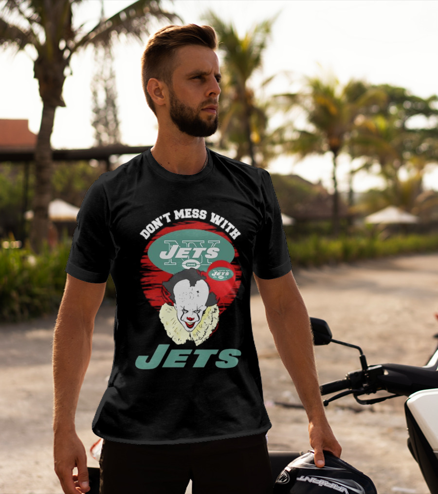 Don't Mess With Jets Pennywise Crossover T-Shirt
