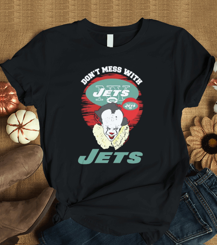 Don't Mess With Jets Pennywise Crossover T-Shirt