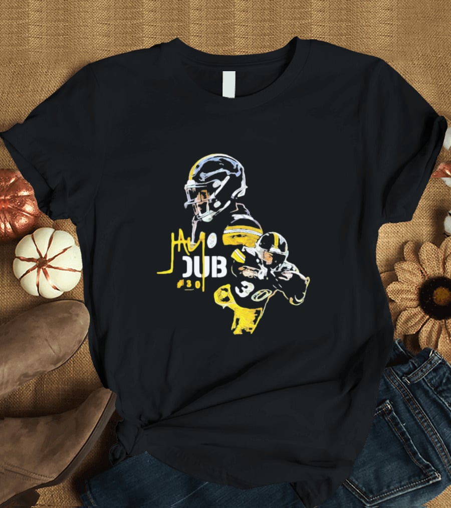 Steelers Jaylen Warren Jay Dub #30 Football Player T-Shirt