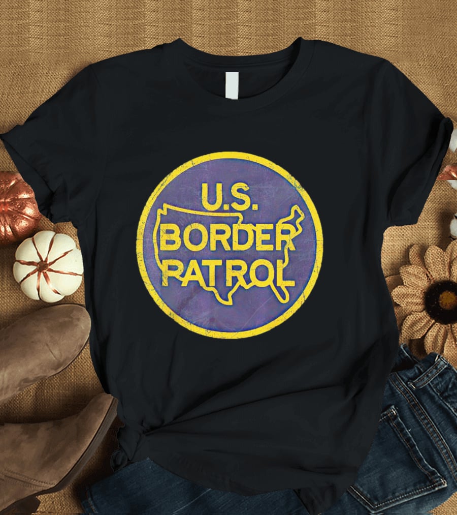 U.S. Border Patrol Map Emblem T-Shirt