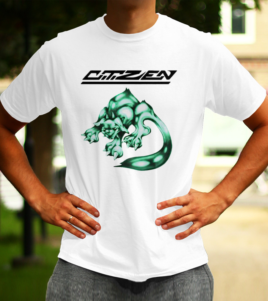 CITIZEN Green Creature Fantasy Vintage Gaming Aesthetic T-Shirt