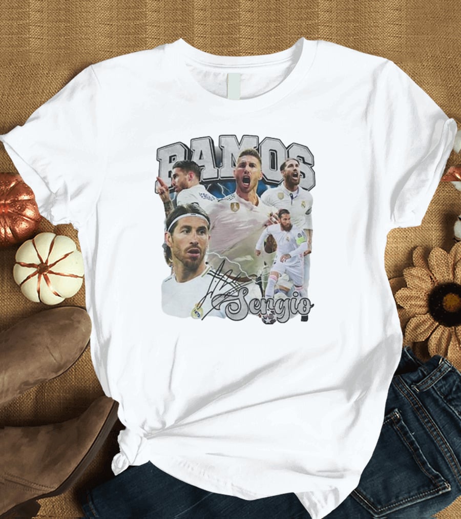 Ramos Sergio Real Madrid Football Soccer T-Shirt