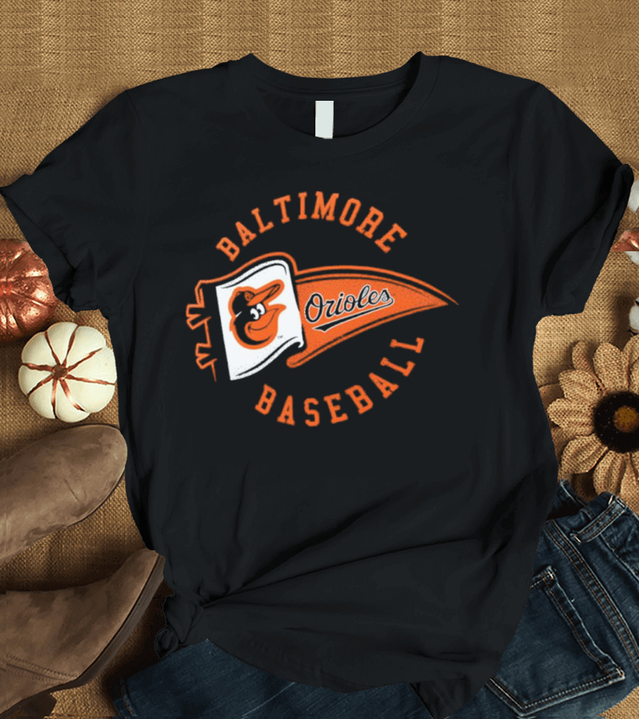 Baltimore Orioles Baseball Baltimore Pennant T-Shirt