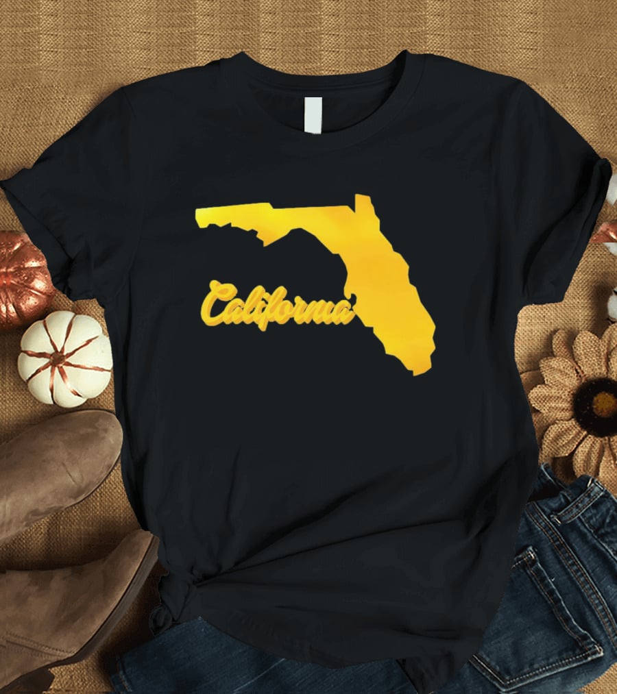 California Florida Map Playful Twist T-Shirt